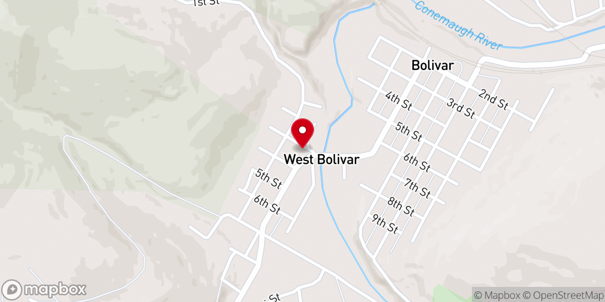 Map showing location of First Church of Christ