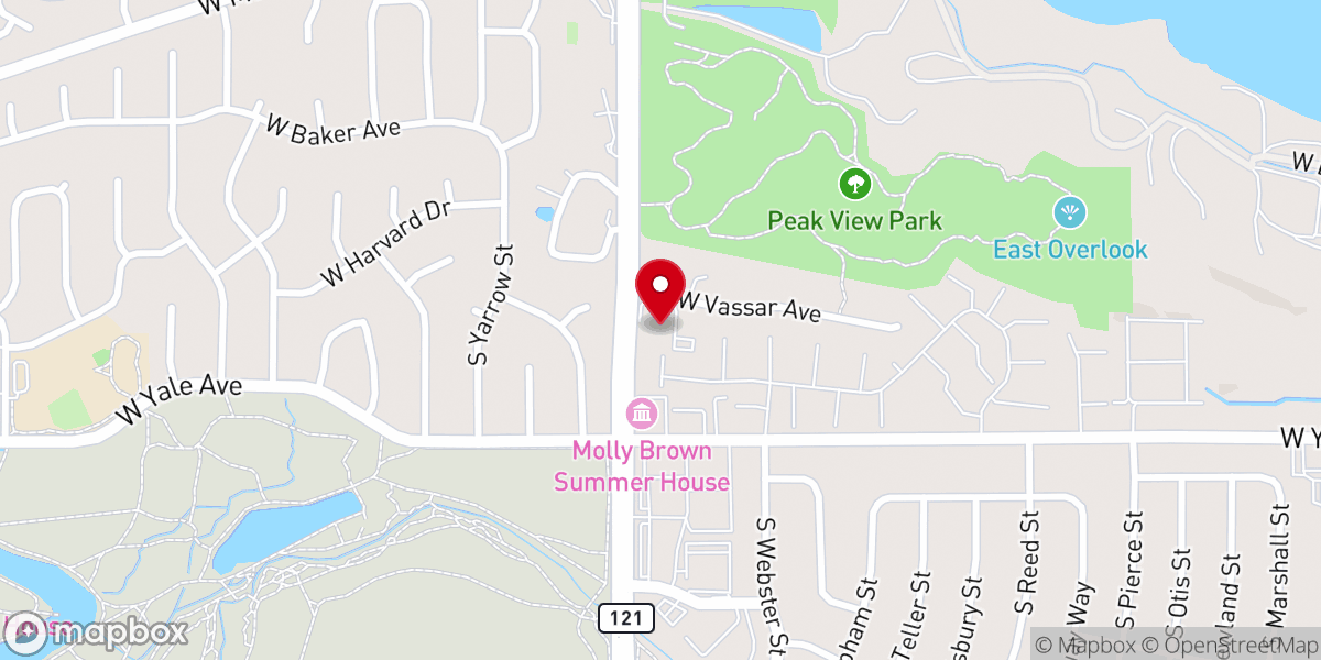 Map showing location of Zion Lutheran Church and School