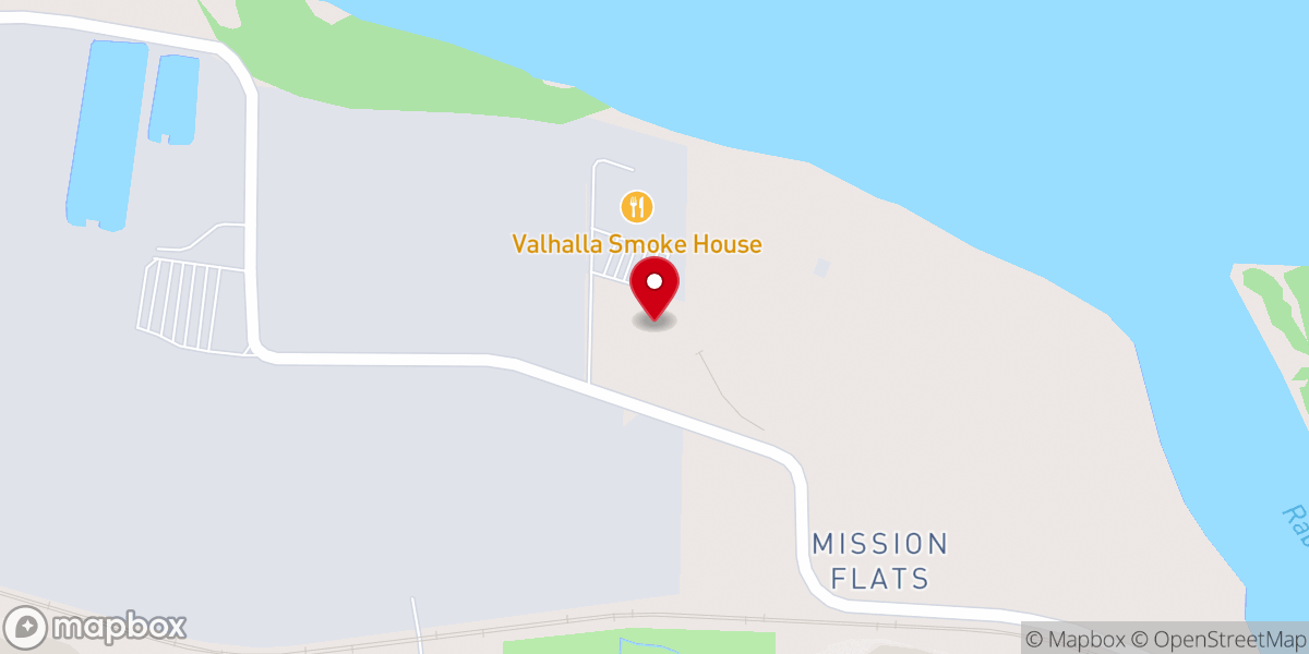 Map showing location of 1850 Mission Flats Rd #500