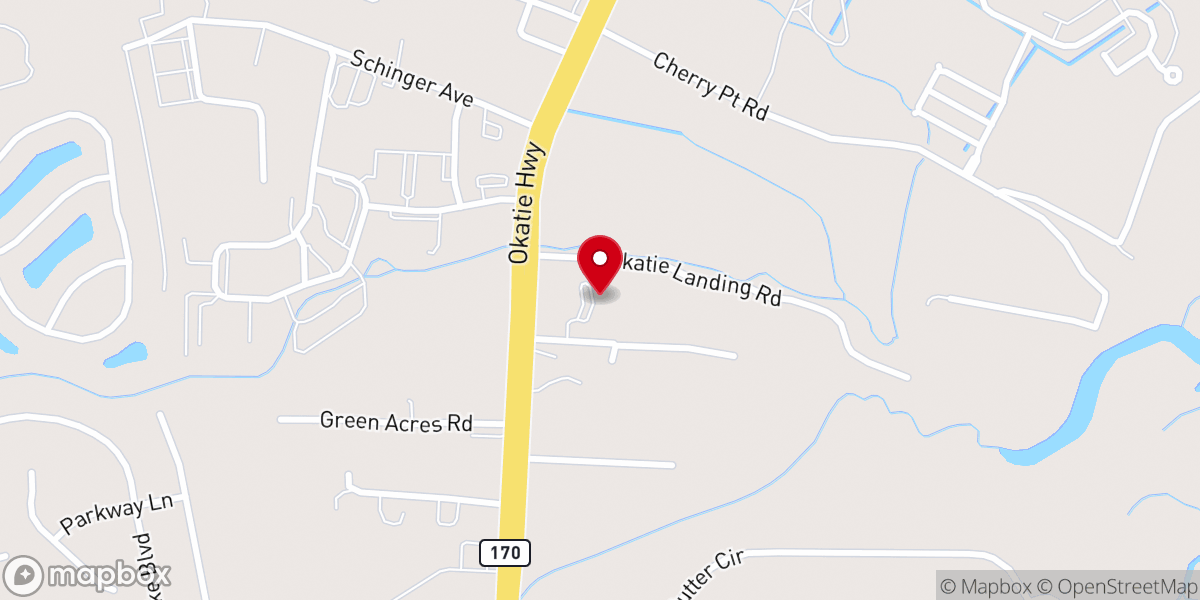 Map showing location of Grace Coastal Church
