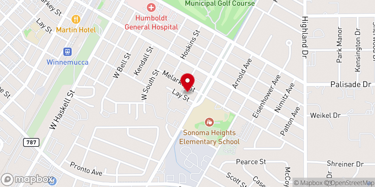 Map showing location of The Well Church
