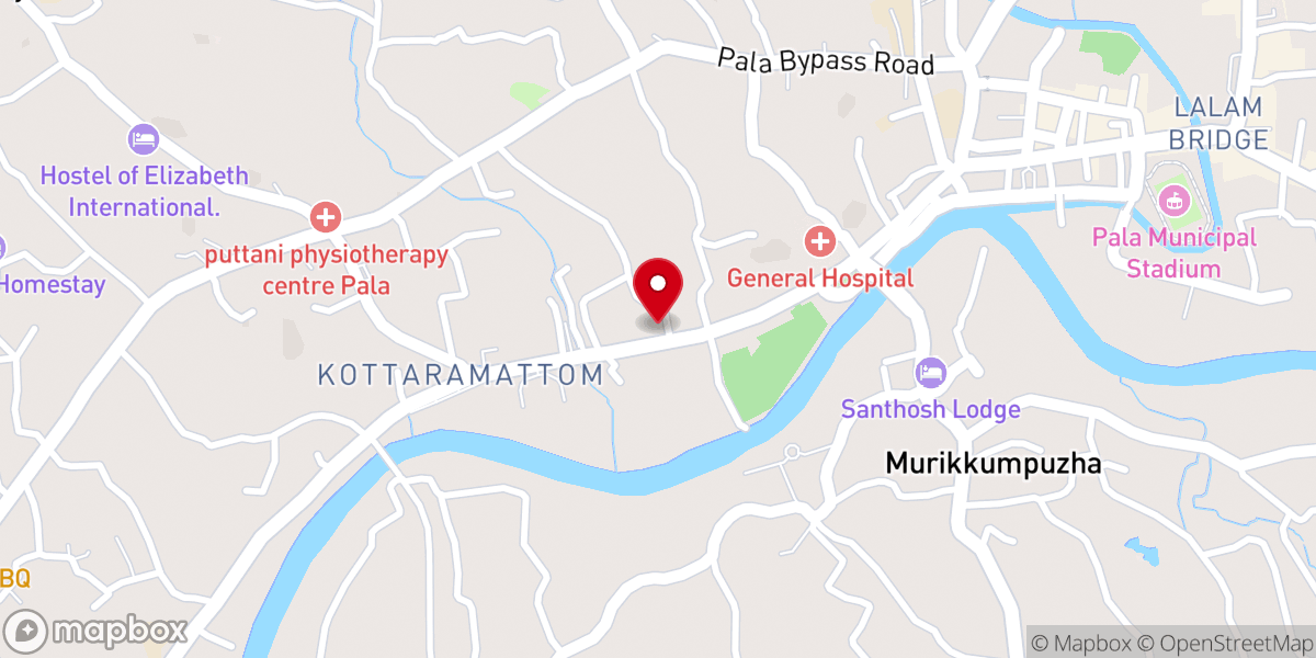 Map showing location of Upper Room Church
