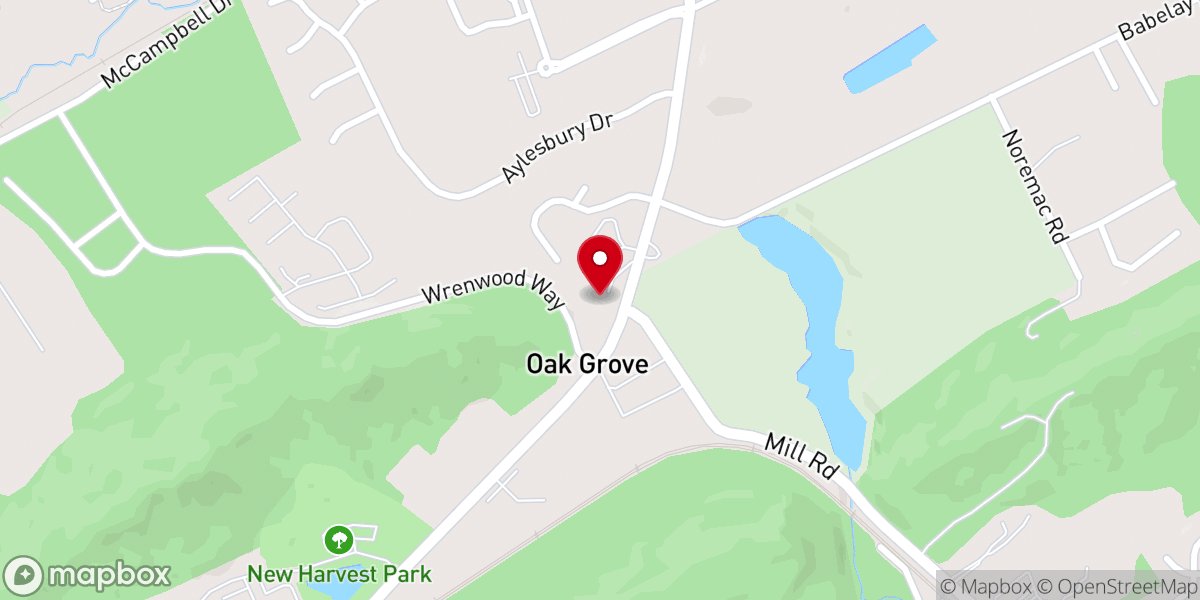 Map showing location of Fullwood Chapel