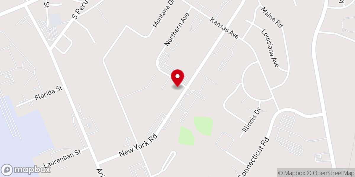 Map showing location of North Country Alliance Church