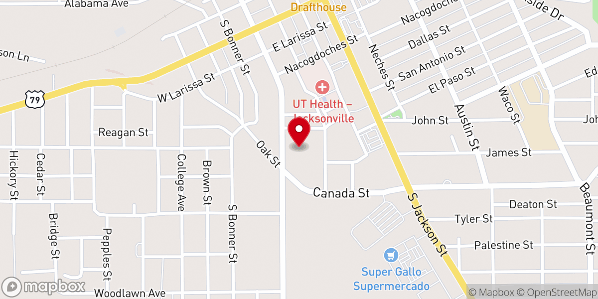 Map showing location of Templo Fuente De Vida