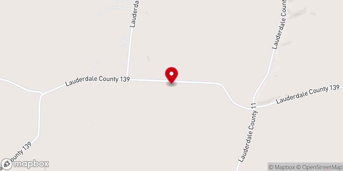 Map showing location of Bethel Berry Church of Christ