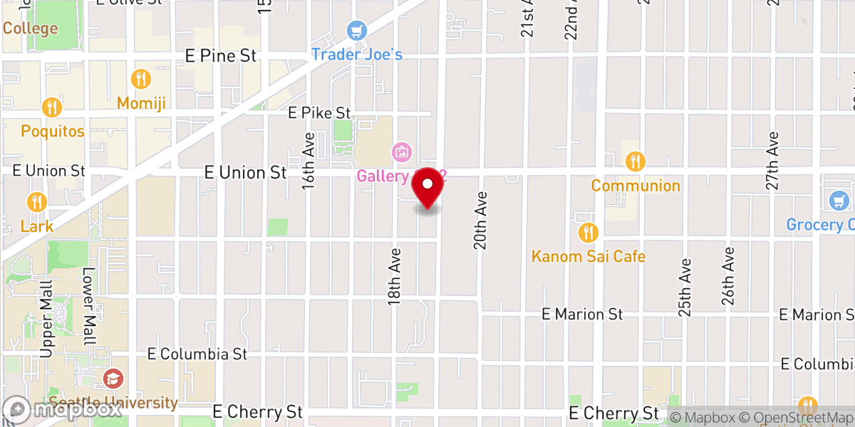 Map showing location of Madison Park Church of Christ