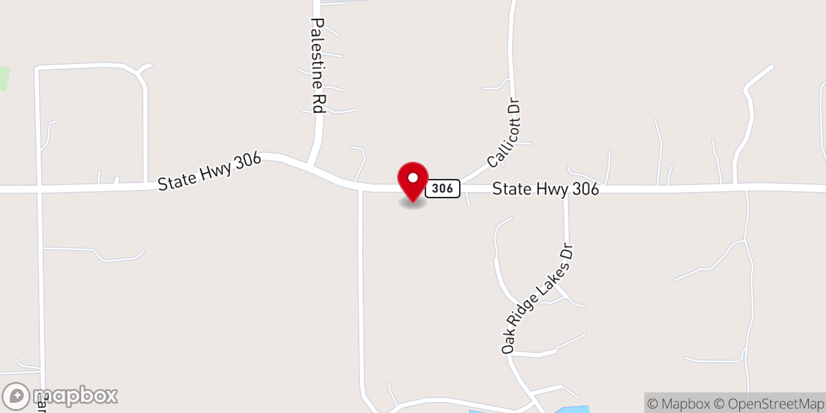 Map showing location of Grace Life Church of Tate County
