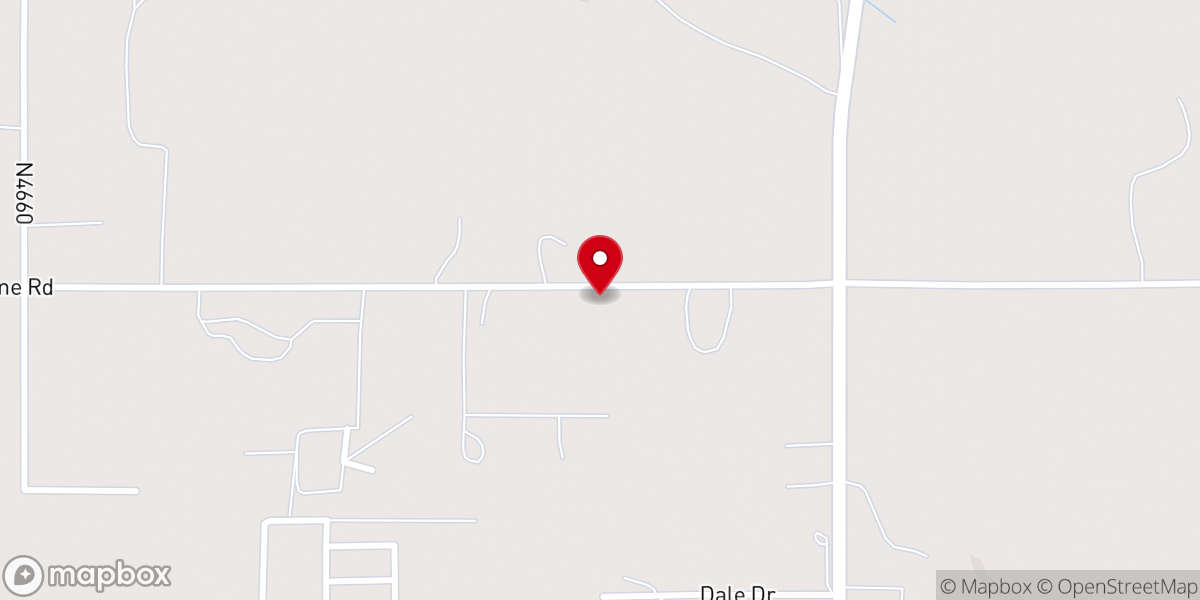 Map showing location of Sweet Home Church of Christ