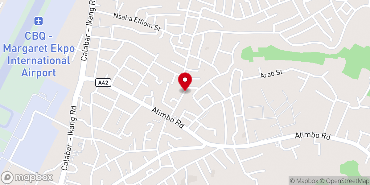 Map showing location of Living Faith Church, Ekpirinyi