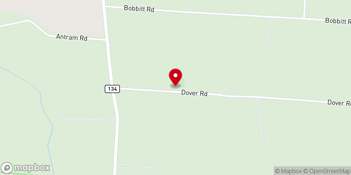 Map showing location of Dover Friends Meeting