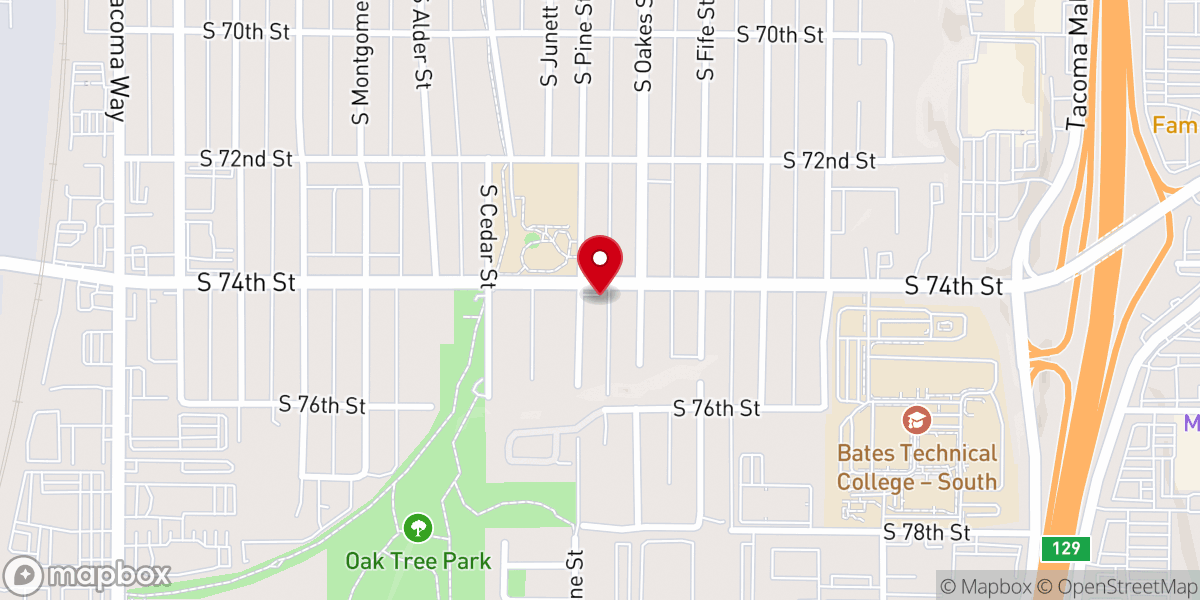 Map showing location of Cornerstone Community Outreach Church
