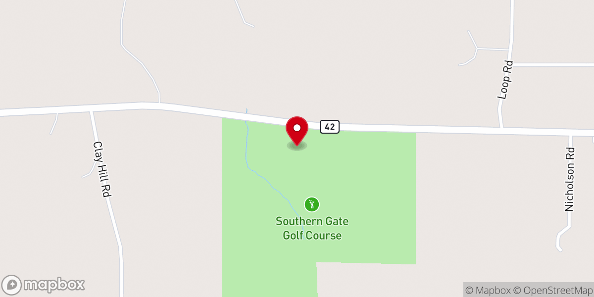 Map showing location of Richton Full Gospel Holiness Church