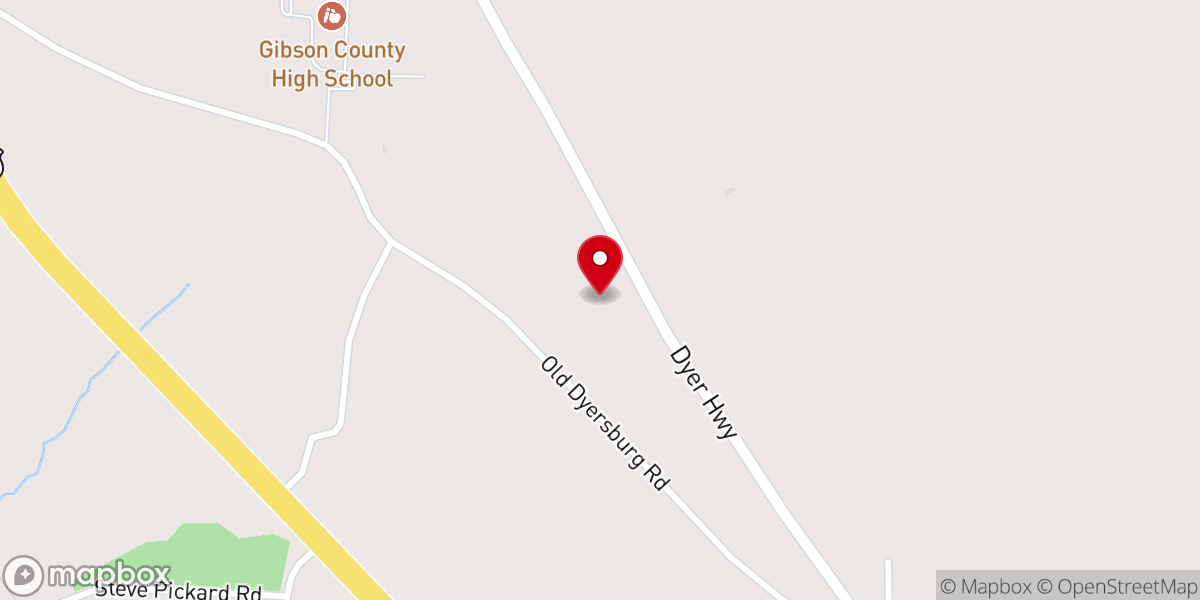 Map showing location of Berea Baptist Church