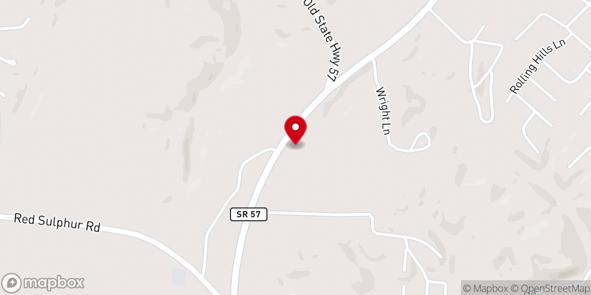 Map showing location of Pickwick United Methodist Church