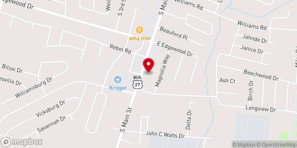 Map showing location of St. Aidan's Anglican Church