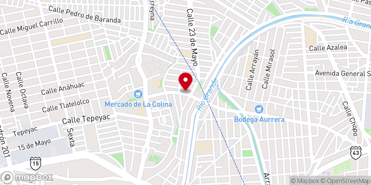 Map showing location of Iglesia Cristiana Reformada Columna y sostén de la verdad