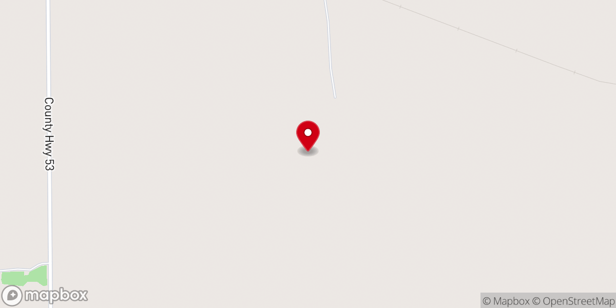 Map showing location of Glovers Primitive Baptist Church