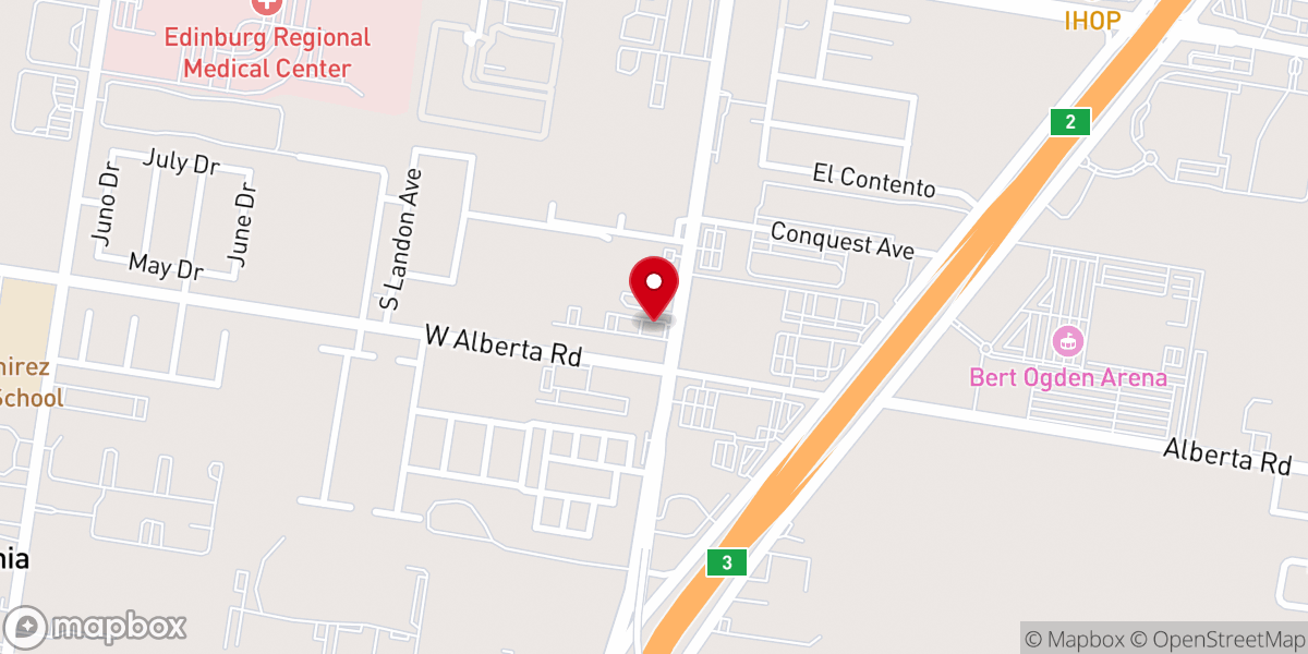 Map showing location of Iglesia Internacional Poder Y Gloria