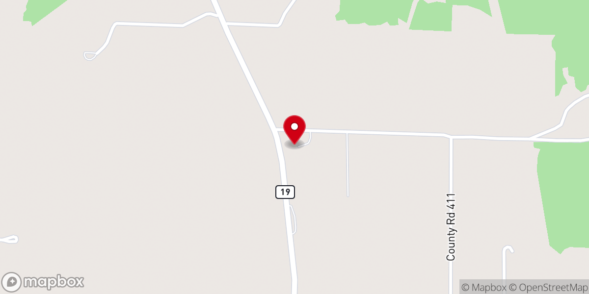 Map showing location of Walking Faith Ministries