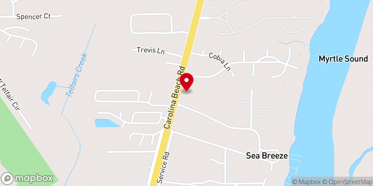 Map showing location of Myrtle Grove SDA Church