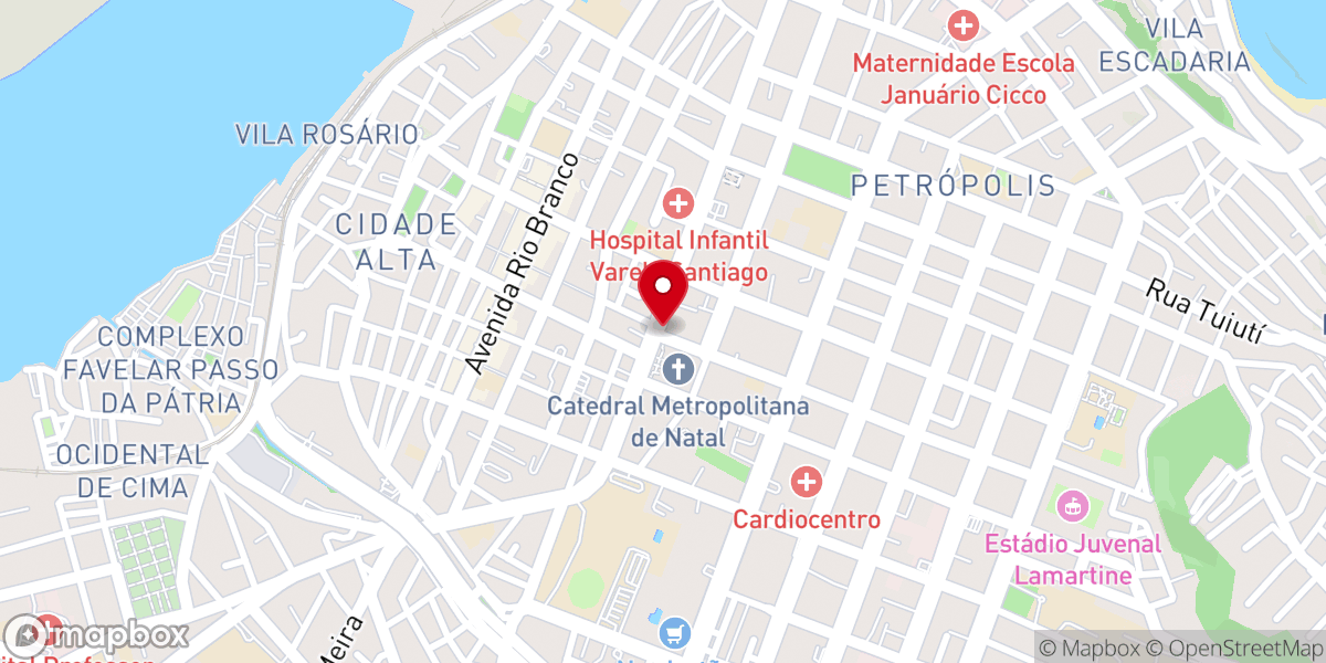 Map showing location of Igreja Internacional da Graça de Deus