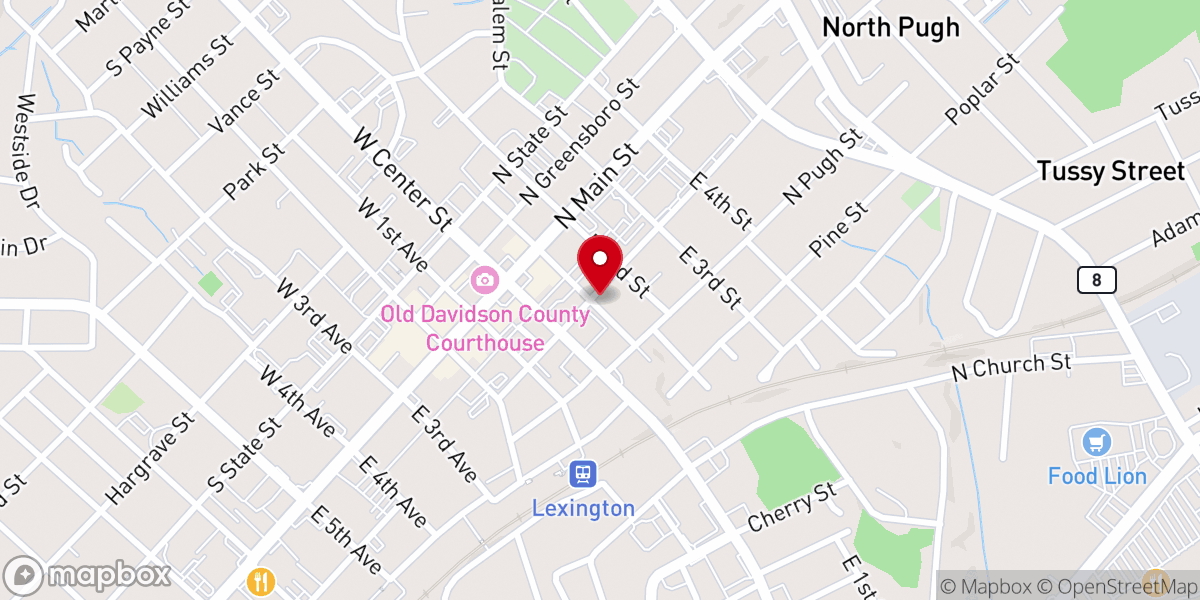 Map showing location of St Stephens United Methodist Church