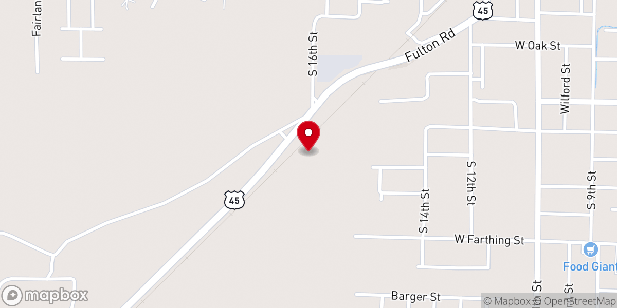 Map showing location of New Vision Missionary Baptist Church Inc