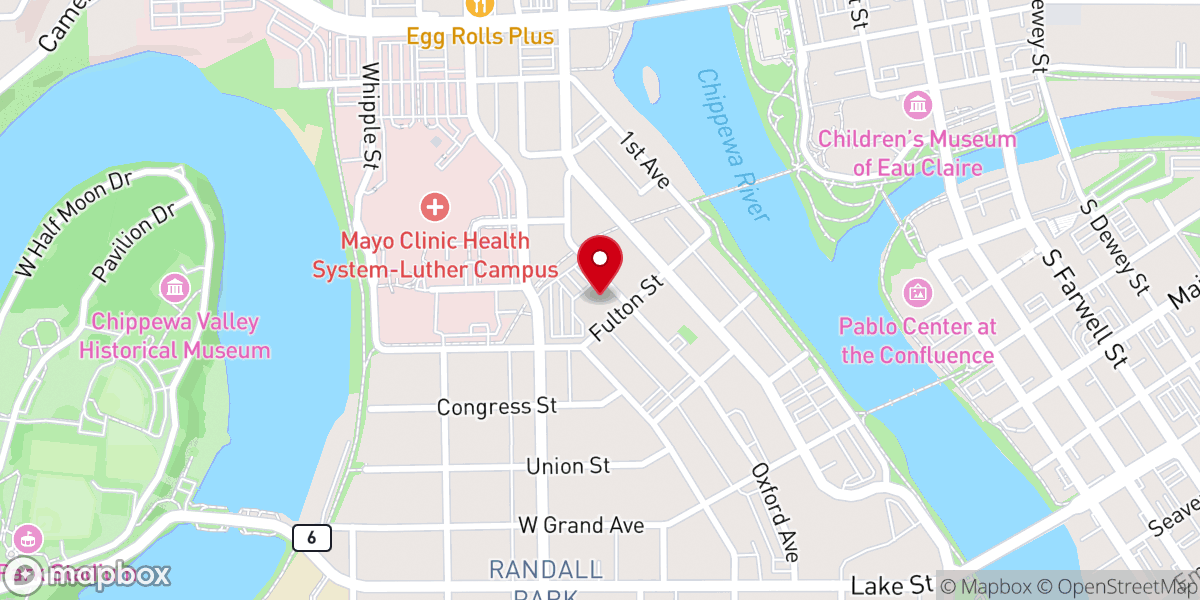 Map showing location of St. Patrick Catholic Church (Sacred Heart-St. Patrick Parish)