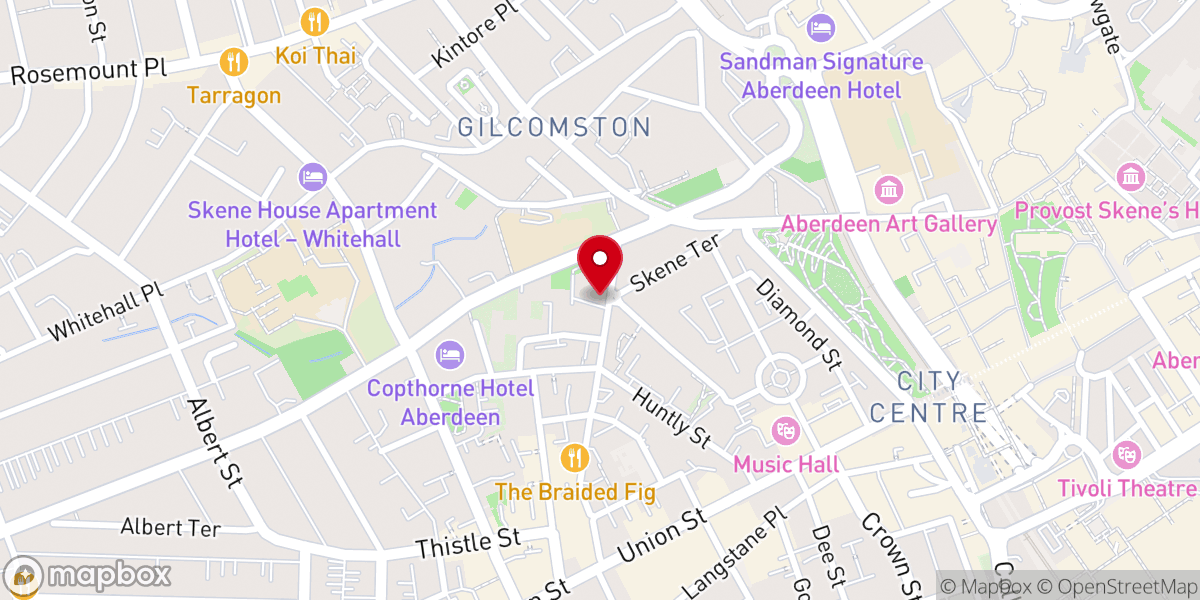 Map showing location of Hebron Evangelical Church