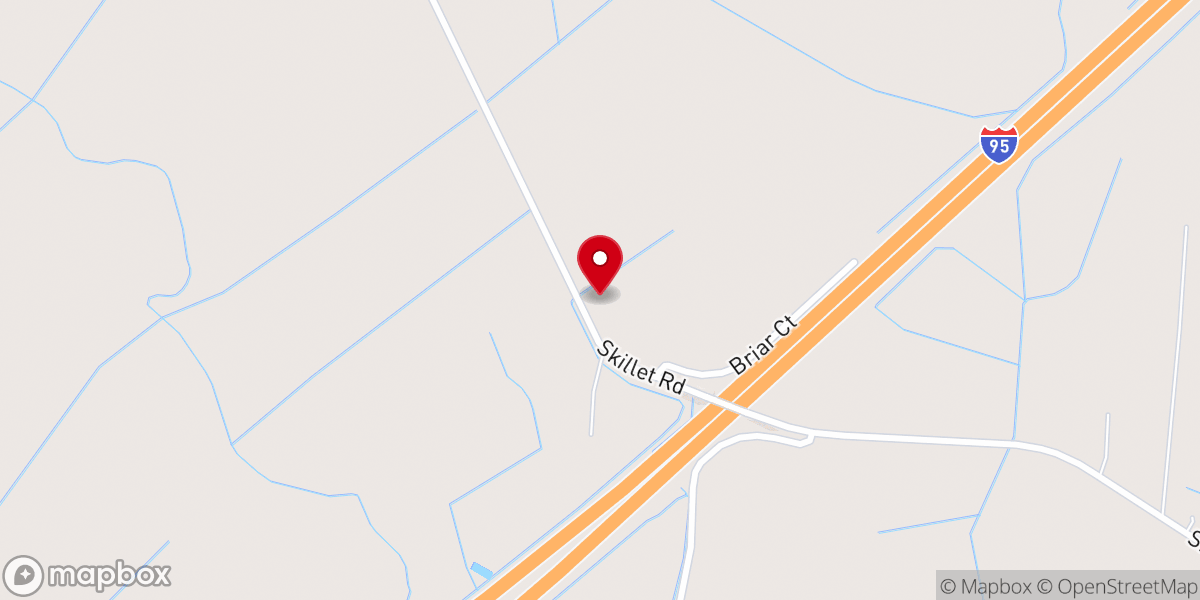 Map showing location of Pleasant Hill Church