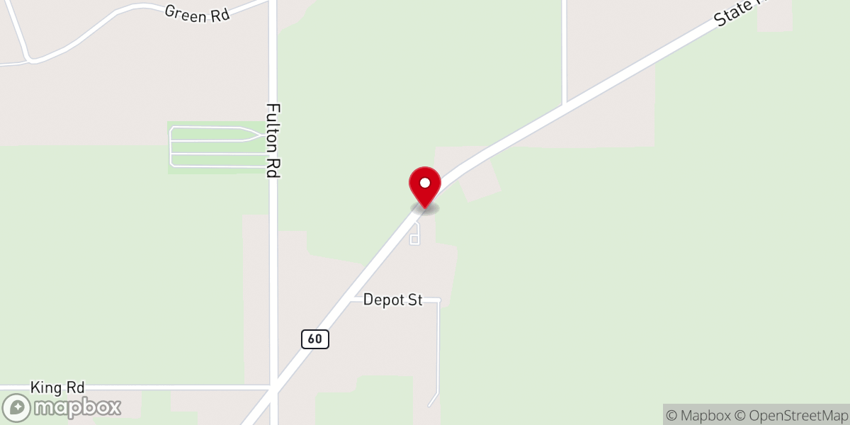Map showing location of Leonidas Missionary Baptist Church