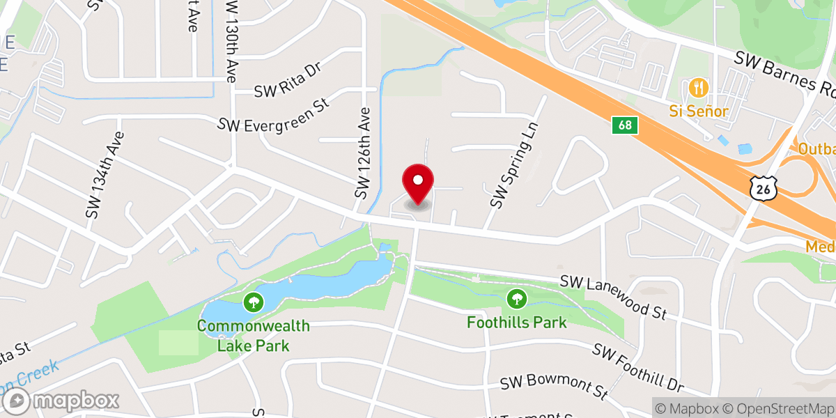 Map showing location of Portland Taiwan Lutheran Church
