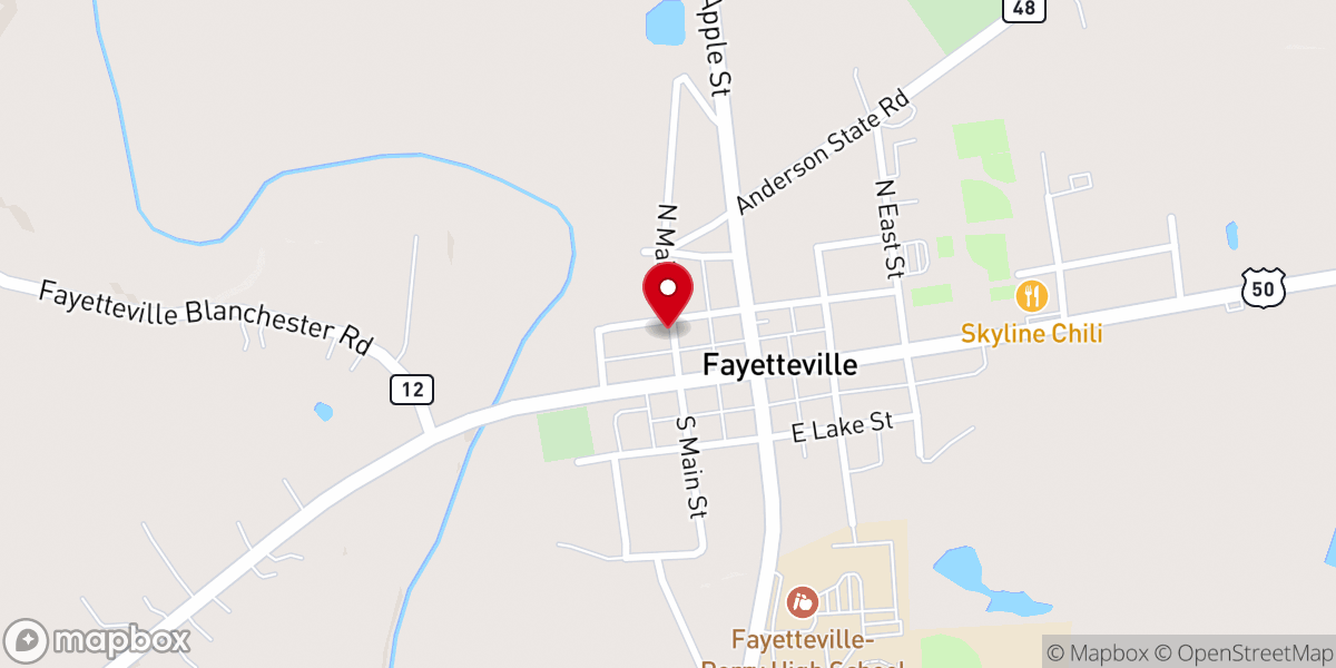 Map showing location of ES Chapel