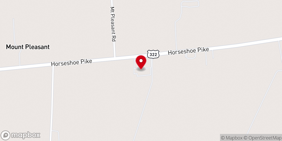 Map showing location of Lebanon Valley Bible Church