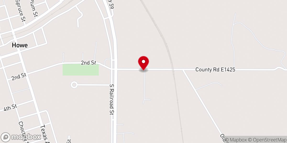 Map showing location of Faith Church