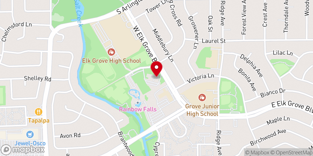 Map showing location of Lutheran Church of Holy Spirit