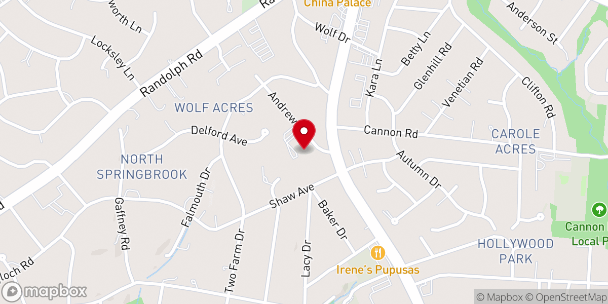 Map showing location of DFI Church