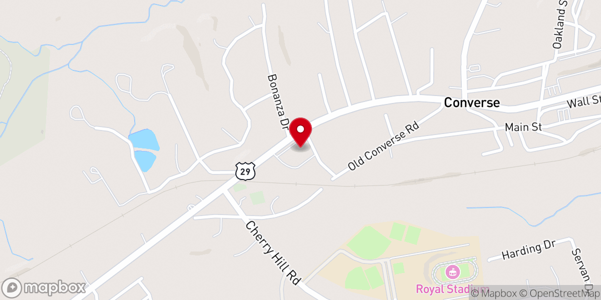 Map showing location of St.Marks United Methodist Church