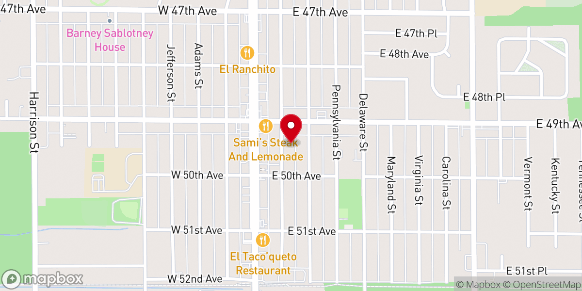 Map showing location of Mt Zion Pentecostal Church