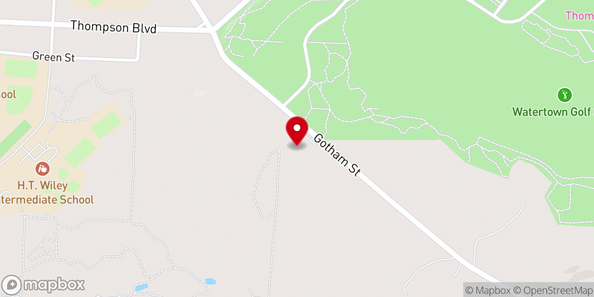 Map showing location of All Souls Unitarian Universalist Church