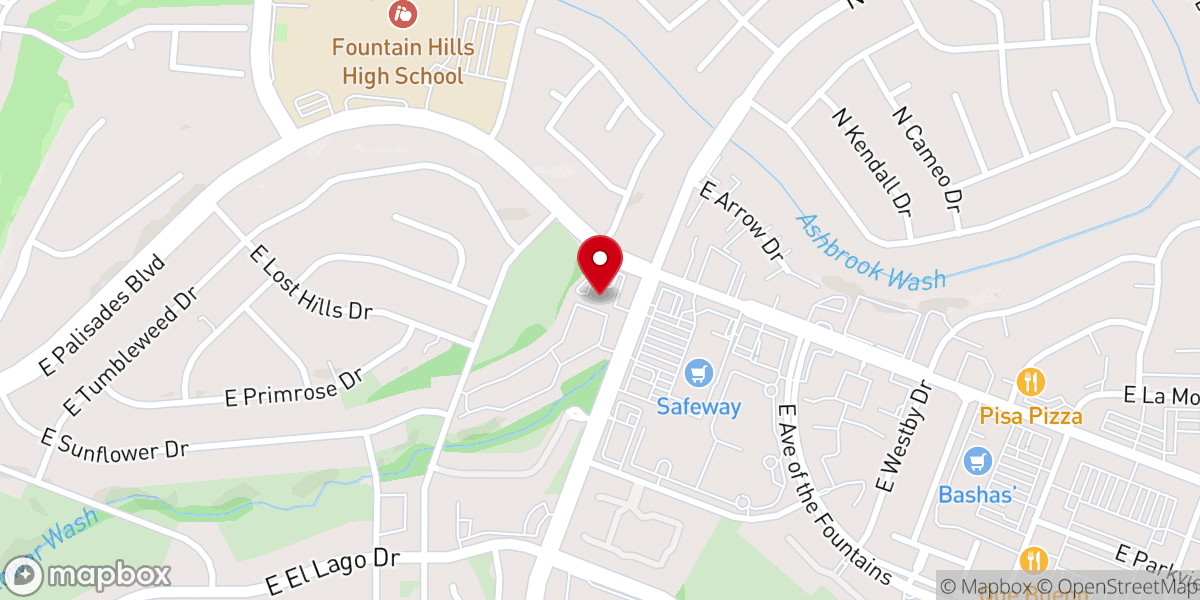 Map showing location of Trinity Lutheran Church