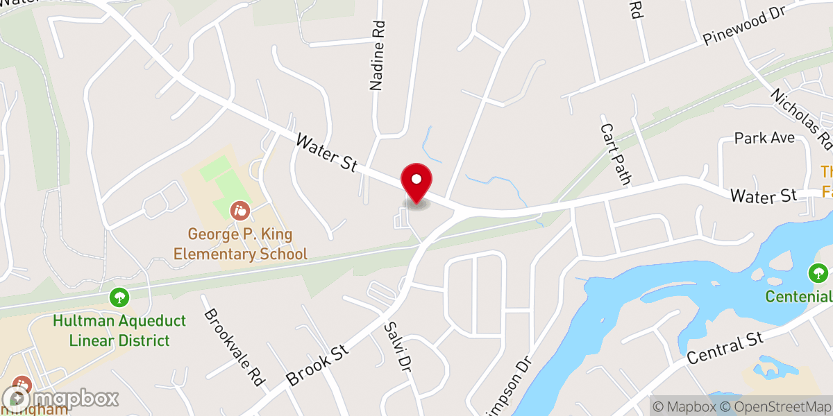 Map showing location of Beacon of Hope United Methodist Church