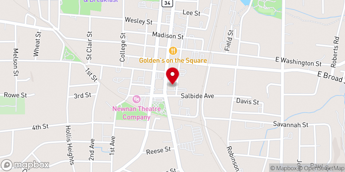 Map showing location of Foundation Christian Church