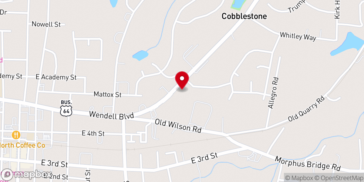 Map showing location of Your Faith Church