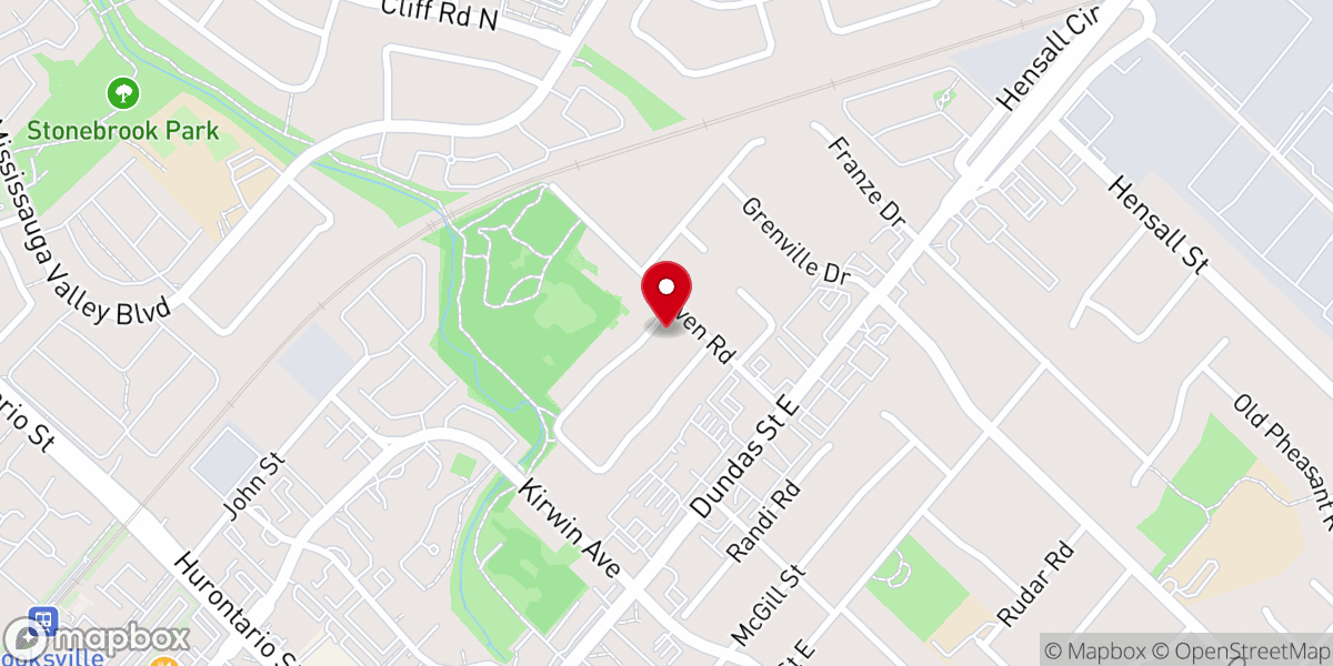 Map showing location of Middle East Baptist Church
