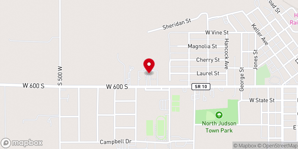 Map showing location of St Peter Lutheran Church & School