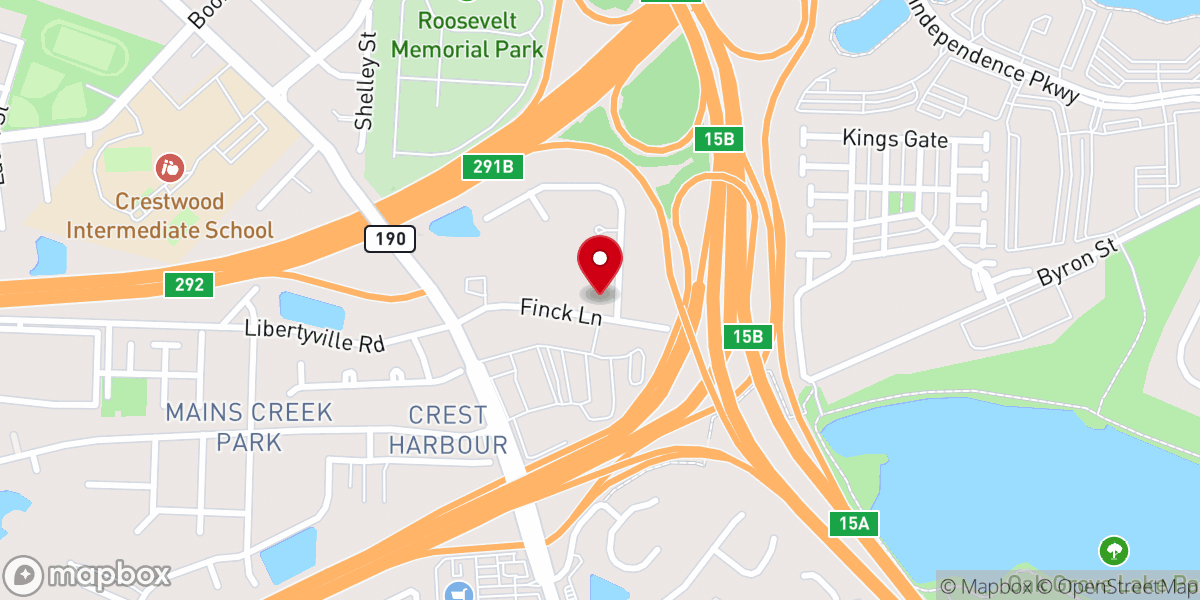 Map showing location of The River of Life