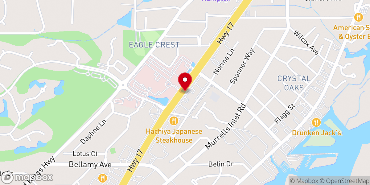 Map showing location of Emmanuel Bible Church