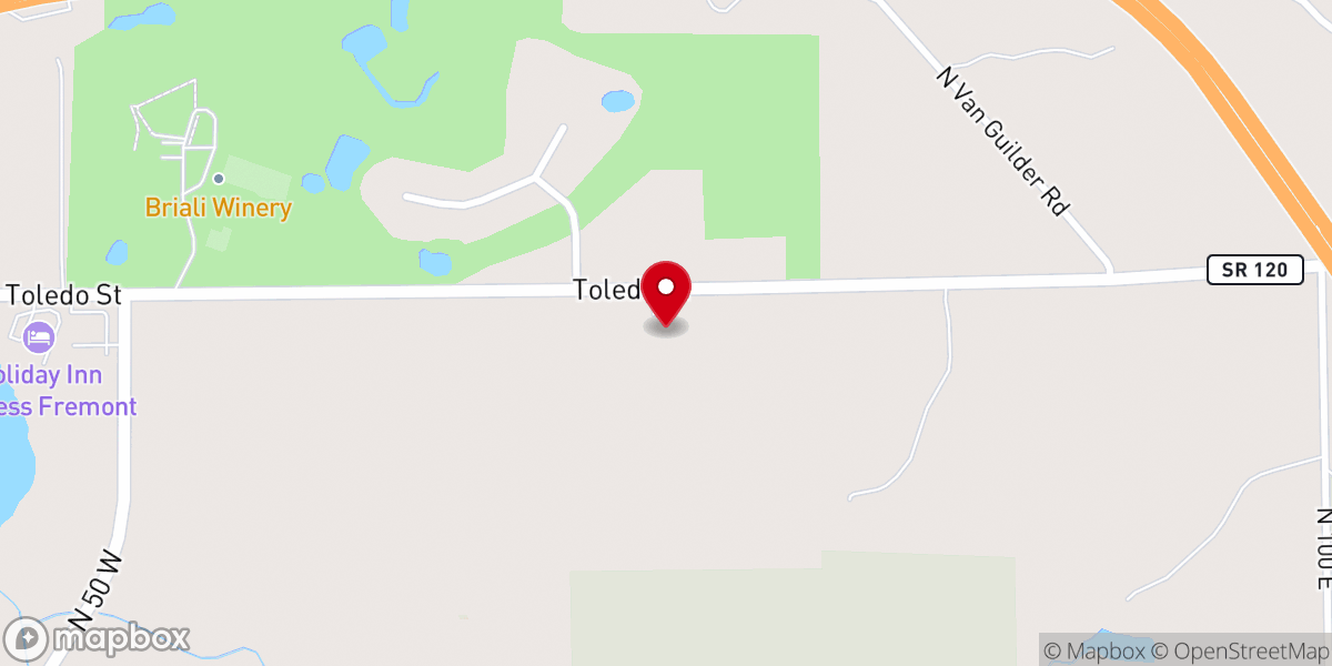 Map showing location of Peace Lutheran Church